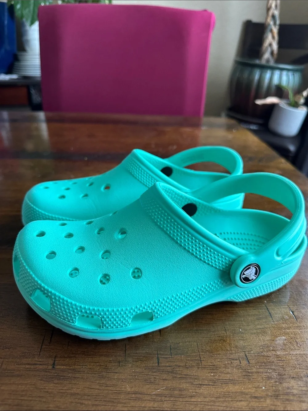 CROCS Kids Classic Clog in Aqua